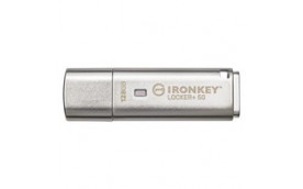 Kingston 128GB IKLP50 IronKey Locker+ 50 AES USB, w/256bit Encryption