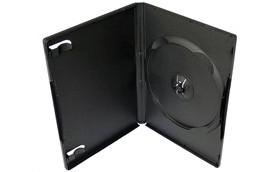 PP box 1DVD čierny push-up system (14mm) 100 ks/bal