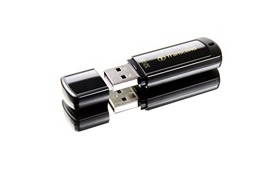 TRANSCEND USB Flash Disk JetFlash®350, 32GB, USB 2.0, Black (R/W 16/6 MB/s)