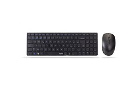 RAPOO klávesnice a myš 9300M Wireless Multi-Mode Slim Mouse and Ultra-Slim Keyboard Black