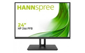 HANNspree HP246PFB 24" monitor, 1920x1200 WUXGA, 16:10, DP, HDMI, VGA, repro, výškově stavitelný stojan