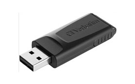 VERBATIM USB Flash Disk Store 'n' Go SLIDER 16GB - černá