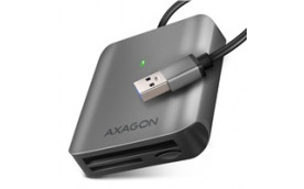 AXAGON CRE-S3, USB-A 3.2 Gen 1 - čítačka kariet SUPERSPEED, 3-slot & lun SD/microSD/CF, podpora UHS-II