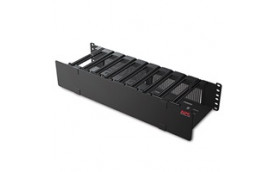 APC Horizontal Cable Manager, 2U x 6" Deep with Cable Tie-off bottom plate, Single-Sided with Cover