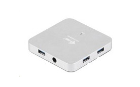 iTec USB 3.0 Hub 4-Port Metal s napájecím adaptérem