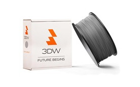 3DW - ABS filament pre 3D tlačiarne, priemer struny 1,75mm, farba strieborná, váha 1kg, teplota tisku 220-250°C