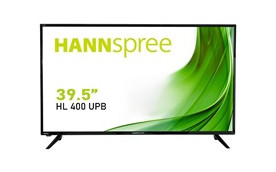 HANNspree HL400UPB 39,5" monitor, Full HD 1920x1080, 16:9, 2x HDMI, VGA, USB media player