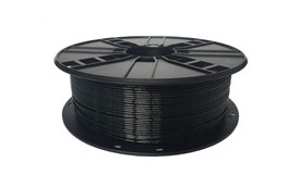 GEMBIRD Tisková struna (filament) PETG, 1,75mm, 1kg, černá