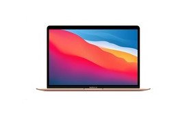 APPLE MacBook Air 13'',M1 chip with 8-core CPU and 7-core GPU, 256GB,8GB RAM - Gold