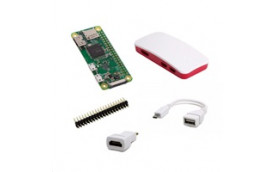 Raspberry Pi Zero W kit (USB/HDMI adaptér, krabička, header)