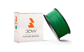 3DW - PLA  filament pre 3D tlačiarne, priemer struny 1,75mm, farba zelená, váha 1kg, teplota tisku 190-210°C