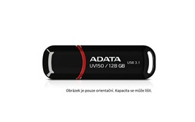 ADATA Flash Disk 64GB USB 3.1 Dash Drive UV150, černý (R: 90MB/s, W: 20MB/s)