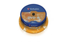 VERBATIM DVD-R(25-Pack)Spindle/General Retail/16x/4.7GB