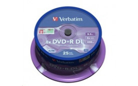 VERBATIM DVD+R(25-pack) Double layer/8x/8.5GB/spindle