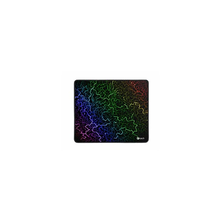 C-TECH Herní podložka pod myš ANTHEA ARC, barevná, pro gaming, 320x270x4mm, obšité okraje