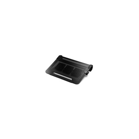 COOLER MASTER NotePal U3 PLUS  - chladicí ALU podstavec pro NTB 15-19" black, 3x8cm fan