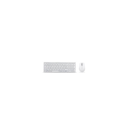 RAPOO set klávesnice a myš 9700M, bezdrátová, CZ/SK, bílá