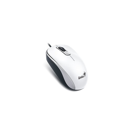 GENIUS myš DX-110, drátová, 1000 dpi, USB, bílá