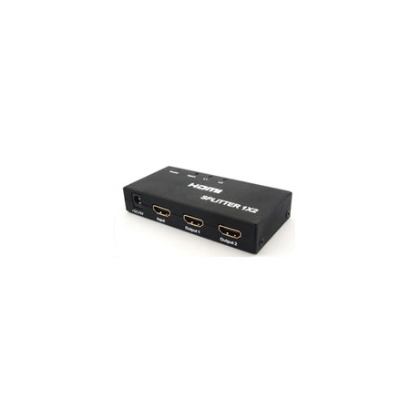 PREMIUMCORD HDMI splitter 1-2 portů kovový s napájecím adaptérem, 3D, FULL HD