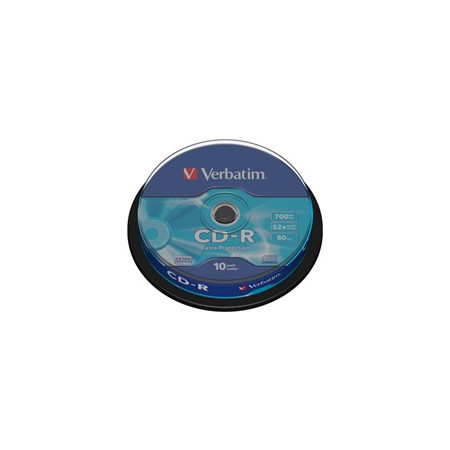 VERBATIM CD-R(10-Pack)Spindle/EP/DL/52x/700MB