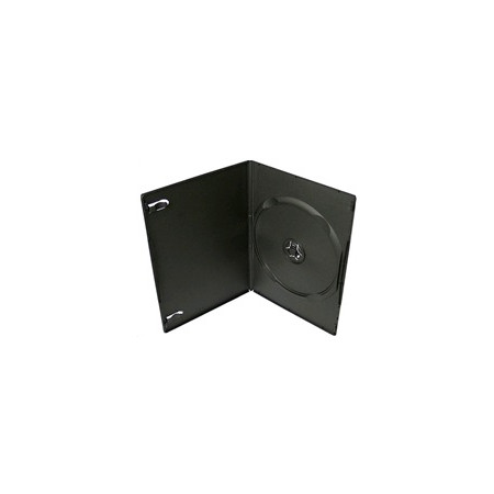 PP box 1DVD čierny slim (9mm) 100 ks/bal