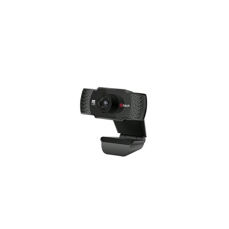 C-TECH webkamera CAM-11FHD, 1080P full HD, mikrofon, černá