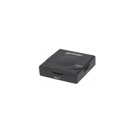 Manhattan propojovač, 2-Port HDMI Switch, 1080p, černá