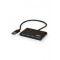 PORT HUB USB-A, 4x USB-A 3.0, černá