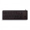 CHERRY klávesnice G84-4400 s trackballem/ drátová/ USB/ ultralehká a malá/ černá EU layout