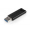 VERBATIM Flash Disk PinStripe USB 3.0, 128GB - černá