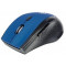 MANHATTAN Myš Curve, USB, optická, bezdrátová, 5-tlačítková, 1600 dpi, modro-černá