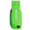 SanDisk Flash Disk 64GB USB 2.0 Cruzer Blade, green