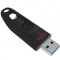 SanDisk Flash Disk 128GB USB 3.0 Ultra, black (GREAT FOR TV MESSAGE ON PACK)