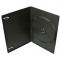 PP box  1DVD čierny slim (7mm) 100 ks/bal