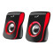 GENIUS repro SP-Q180 Red, 2.0, 6W, USB napájení, 3,5" jack, černo-červené