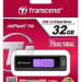 TRANSCEND USB Flash Disk JetFlash®760, 32GB, USB 3.0, Black/Violet (R/W 70/18 MB/s)