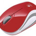 Logitech Wireless Mouse M187, red