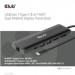 Club3D hub USB-C, 8-in-1 MST Dual 4K60Hz, Display Travel Dock