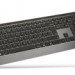 RAPOO set klávesnice a myš 9500M Multi-mode Wireless Ultra-slim Desktop Combo Set (kláv. - šedá/kovová, myš - černá)