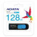 ADATA Flash Disk 128GB USB 3.1 Dash Drive UV128, černý/modrý (R: 90MB / W: 40MB)