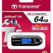 TRANSCEND USB Flash Disk JetFlash®790, 64GB, USB 3.1, Black/Blue (R/W 100/28 MB/s)