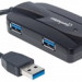 MANHATTAN SuperSpeed USB 3.0 Hub & čtečka karet, 3 porty