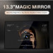 Waveshare 13.3" Magic mirror, hlasový asistent, dotykové ovládání